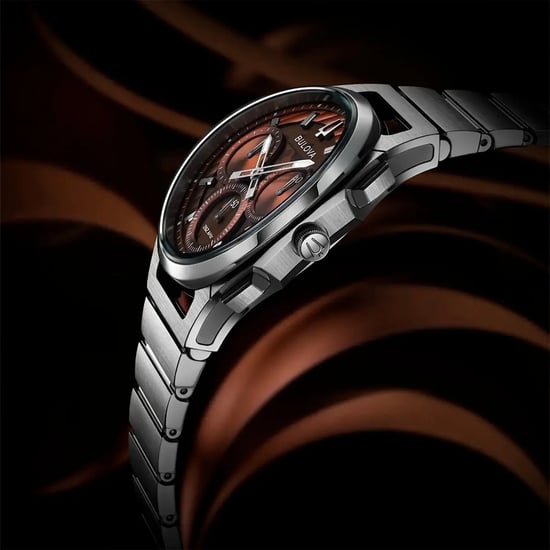 Bulova Curv Silber Herren Armbanduhr 96K117 - Image 3