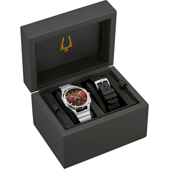 Bulova Curv Silber Herren Armbanduhr 96K117 - Image 6