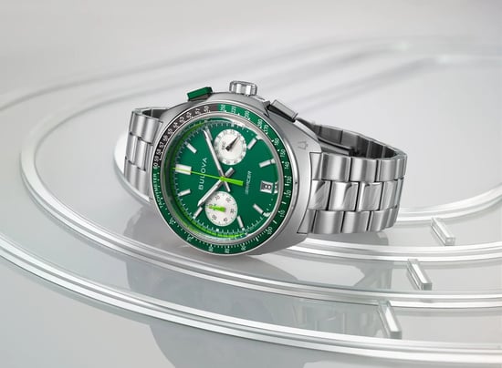 Bulova Racer Silber Herren Armbanduhr 98B468 - Image 3