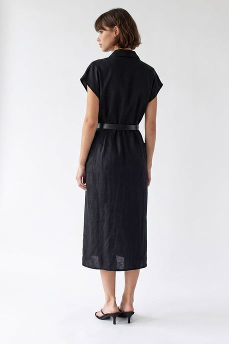 Gürtel-Midi-Hemdkleid - Image 5