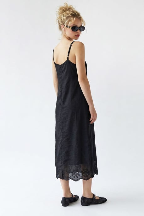 Besticktes A-Linien Midi-Unterkleid - Image 4