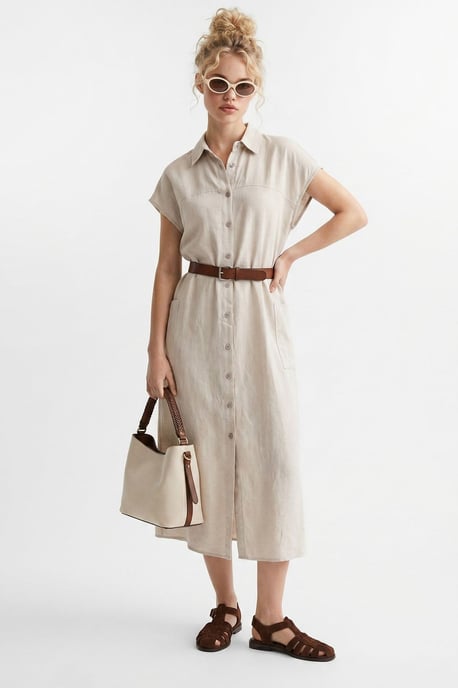 Gürtel-Midi-Hemdkleid - Image 3