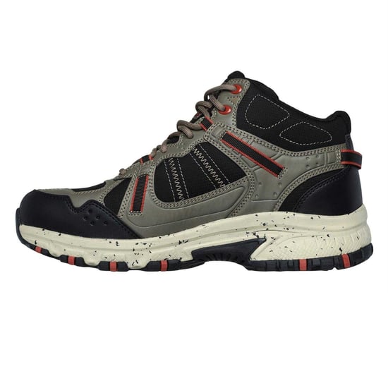 Skechers - "Hillcrest" Logo Wanderstiefel für Herren, Leder (Natürlich/Schwarz) - Image 2