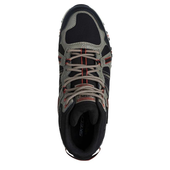 Skechers - "Hillcrest" Logo Wanderstiefel für Herren, Leder (Natürlich/Schwarz) - Image 3