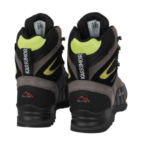 Karrimor - "Hot Route" Wanderstiefel für Herren, Leder, Wasserfest (Holzkohle/Limone) - Image 2