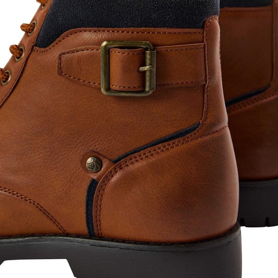 Original Penguin - Unifarben Springerstiefel für Herren, Leder (Braun) - Image 4