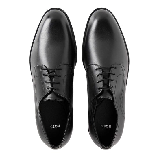 Boss - Schnürschuhe für Herren, Leder, Low Block Heel (Schwarz) - Image 3