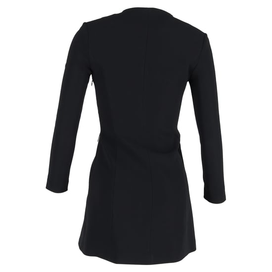 Alexander Wang Fransen-Wickelminikleid aus schwarzer Viskose - Image 3