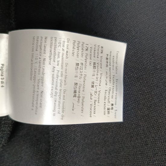 Valentino Garavani Rüschen-Minikleid mit langen Ärmeln aus schwarzer Viskose - Image 4