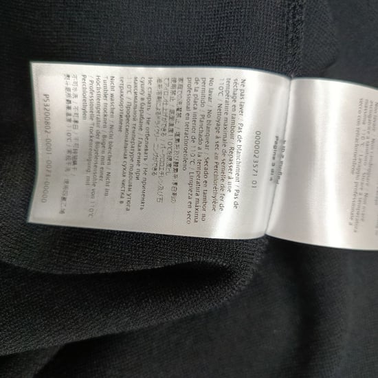 Valentino Garavani Rüschen-Minikleid mit langen Ärmeln aus schwarzer Viskose - Image 6