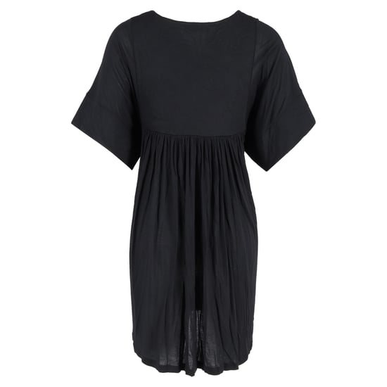 Stella McCartney Minikleid mit Bindegürtel aus schwarzer Baumwolle - Image 3