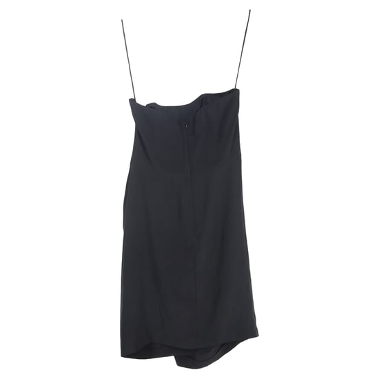 Temperley London trägerloses Rüschen-Minikleid aus schwarzer Seide - Image 2