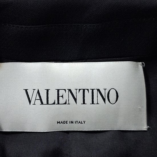 Valentino Plissiertes Minikleid aus schwarzem Polyester - Image 3