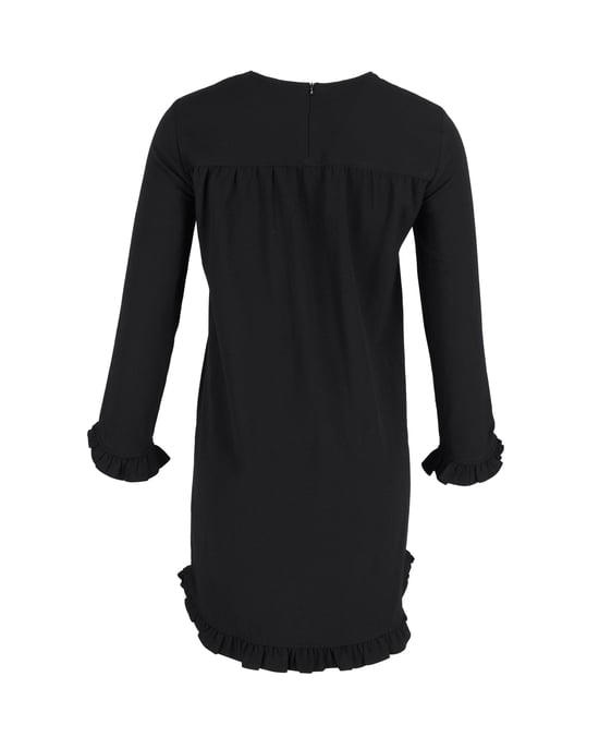 Ganni Rüschenkleid aus schwarzem Polyester - Image 3