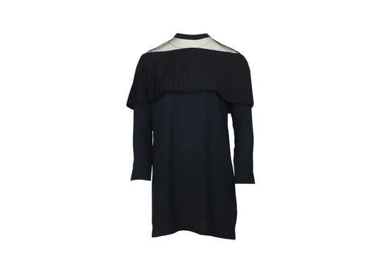 Maje Remia Minikleid aus schwarzem Polyester - Image 1