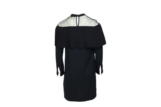 Maje Remia Minikleid aus schwarzem Polyester - Image 3