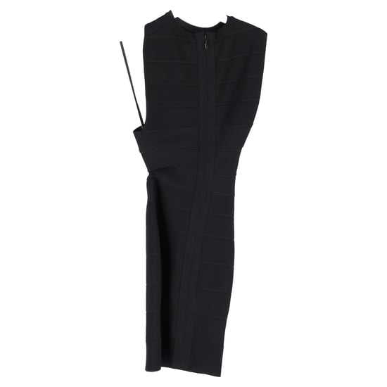 Hervé Léger Pre-owned One-Shoulder-Cutout-Minikleid aus Viskose - Schwarz - Image 2