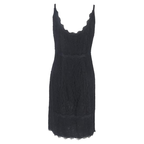 Diane von Furstenberg Olivia Mini-Slipkleid aus schwarzem Triacetat - Image 3