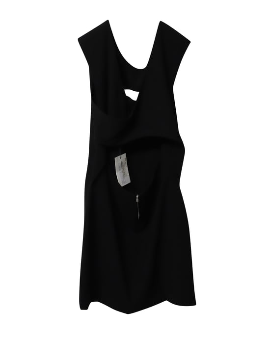 IRO Calley Minikleid mit Cut-outs aus schwarzem Acetat - Image 4