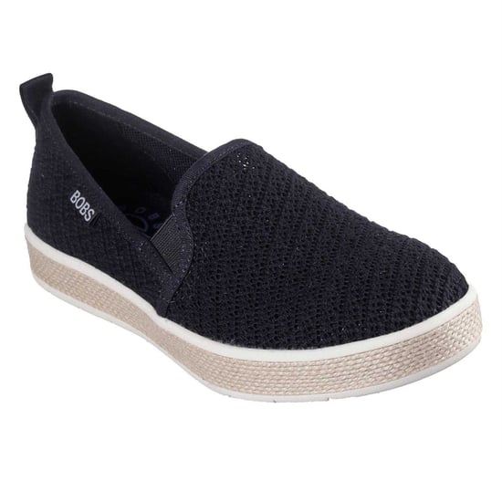Skechers - Espadrillen für Damen, gewebter Stoff (Schwarz) - Image 5