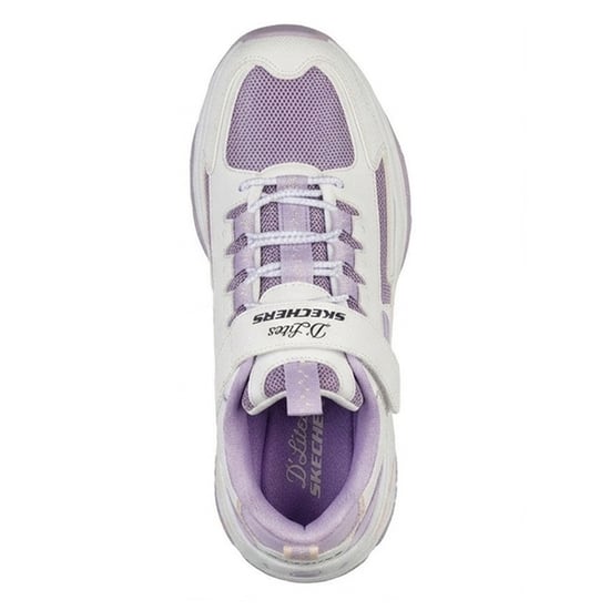 Skechers - "D´Lites 4.0" Sneaker für Damen, Klobiger Absatz (Weiß/Lavendel) - Image 4