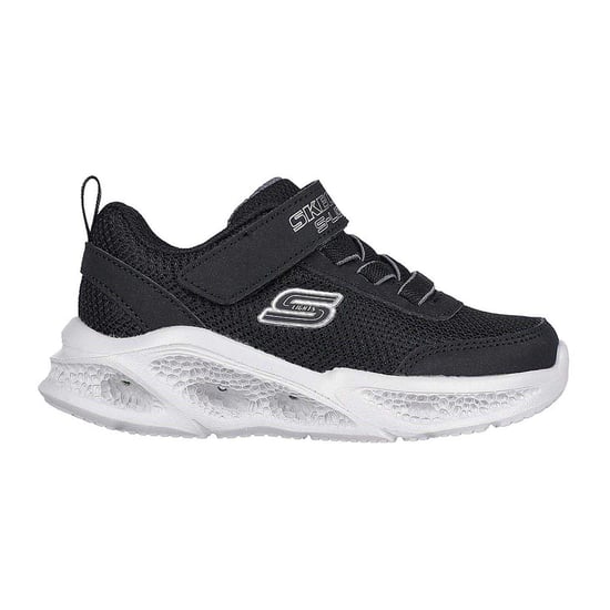 Skechers - "Meteor" Sneaker für Kleinkind, Aufleuchtend (Schwarz/Grau) - Image 3