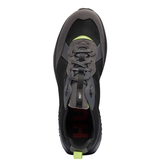 Hugo - "Kane Runn" Schuhe für Herren, Stoff, Zum Schnüren (Schwarz) - Image 3