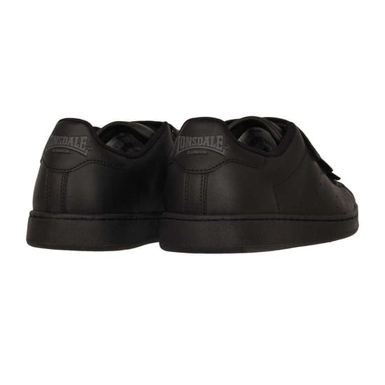 Lonsdale - "Leyton" Sneaker für Herren, Dreifachriemen, Flach (Schwarz/Schwarz) - Image 2