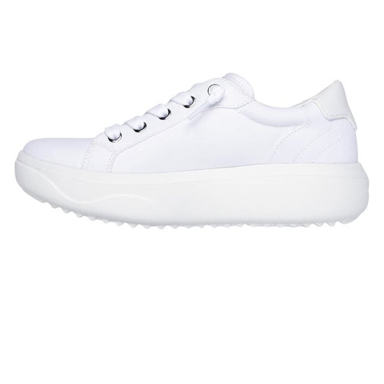 Skechers - "Popupsmax" Sneaker für Damen, Canvas, Plattform-Absatz (Weiß) - Image 2