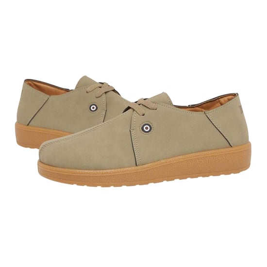 Lambretta - "Panda" Sneaker für Herren, Canvas (Sand) - Image 4