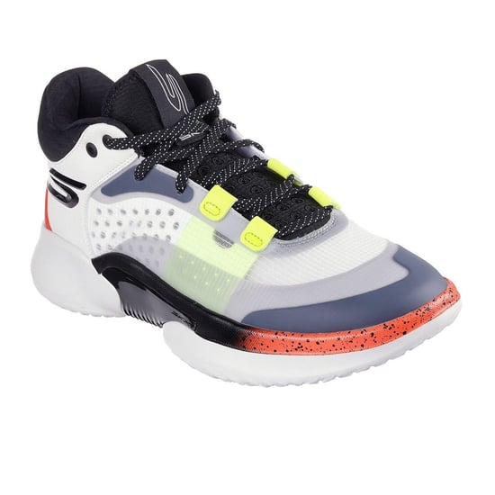 Skechers - "Resagrip" Gefleckt Sneaker für Herren (Weiß/Grau) - Image 5