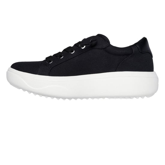 Skechers - "Popupsmax" Sneaker für Damen, Canvas, Plattform-Absatz (Schwarz) - Image 2
