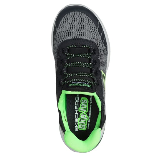 Skechers - "Razor Air - Hyper-Brisk" Sneaker für Kinder, Zum Reinschlüpfen (Holzkohle/Schwarz) - Image 3