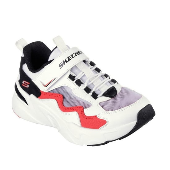 Skechers - Sneaker für Kinder, Netzmaterial (Weiß/Rot/Schwarz) - Image 3