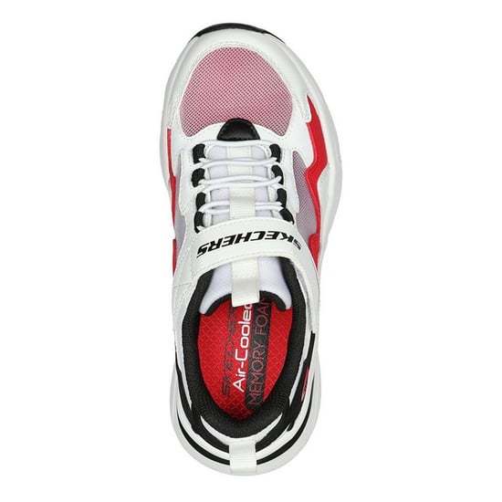 Skechers - Sneaker für Kinder, Netzmaterial (Weiß/Rot/Schwarz) - Image 4