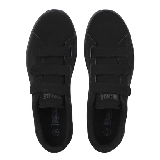 Lonsdale - "Leyton" Sneaker für Herren, Dreifachriemen, Flach (Schwarz) - Image 3