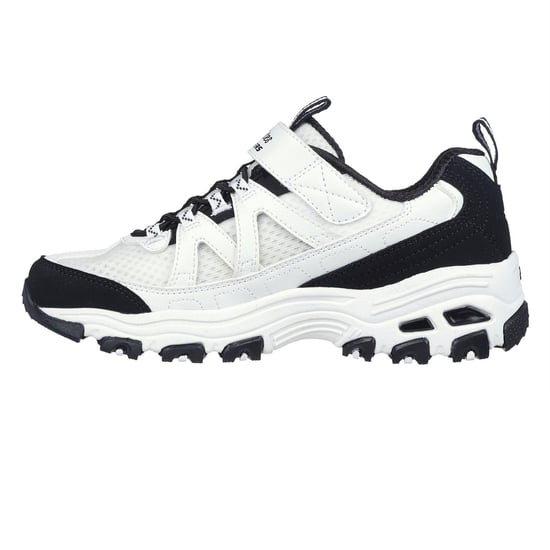 Skechers - "DLites" Sneaker für Kinder, Grob flach (Weiß/Schwarz) - Image 2