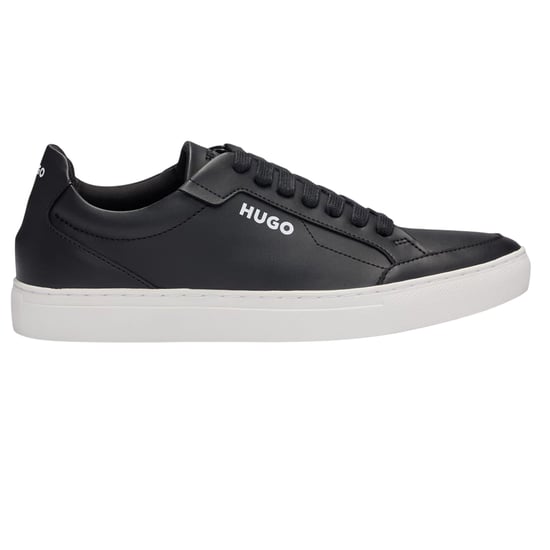 Hugo - "Futurism" Sneaker für Herren, Leder, Runder Zeh, Flach (Schwarz) - Image 1
