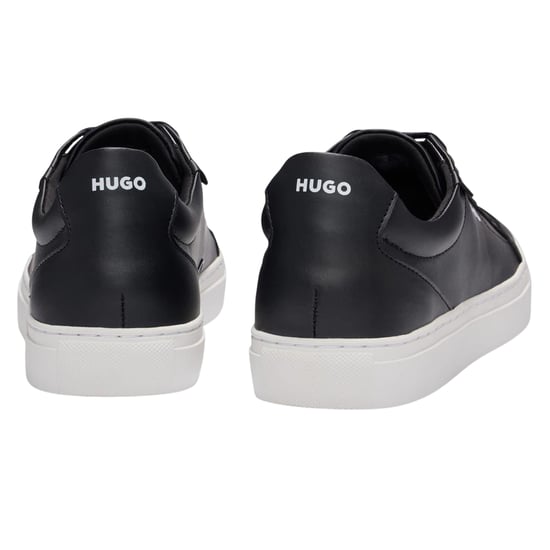 Hugo - "Futurism" Sneaker für Herren, Leder, Runder Zeh, Flach (Schwarz) - Image 2