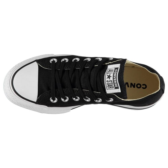 Converse - "Chuck Taylor" Schuhe mit Plattform-Sohlen für Damen, Canvas (Schwarz/Weiß) - Image 3