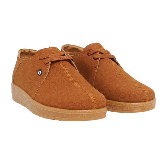 Lambretta - "Panda" Freizeitschuhe für Herren, Zum Schnüren, Flach (Hellbraun) - Image 3