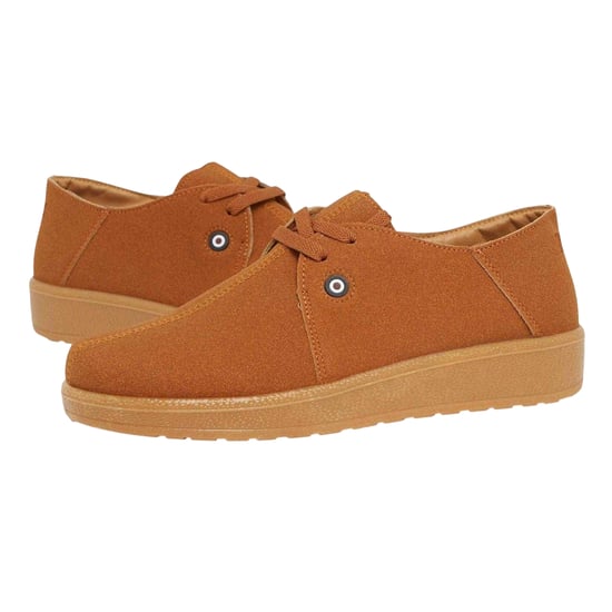 Lambretta - "Panda" Freizeitschuhe für Herren, Zum Schnüren, Flach (Hellbraun) - Image 4