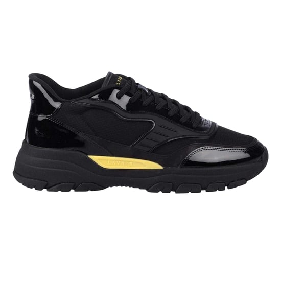 Lavair - "Pacific 2.0" Sneaker für Herren, Nappaleder, Grob flach (Schwarz/Gelb) - Image 1