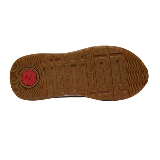 FitFlop - gehäkelt Sneaker für Damen, Leder, flach geformter Absatz (Beige) - Image 4
