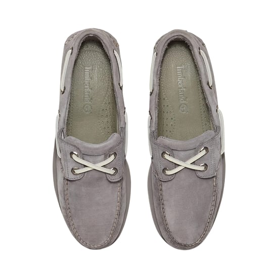 Timberland - "Classic" Strukturiert Bootsschuhe für Herren, Leder, Kontrast-Schnürsenkel, Flach (Natürlich) - Image 4