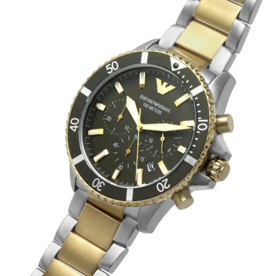 Diese sportliche und modische Uhr verleiht Ihnen in jedem Outfit ein einzigartiges Gefühl! Diese Uhr hat eine Kalenderfunktion: Datum, Chronograph, 24-Stunden-Anzeige, Leuchtzeiger, Leuchtindex Hochwertiges Armband aus Edelstahl Mehrfarbig 21 cm lang und  - Image 3