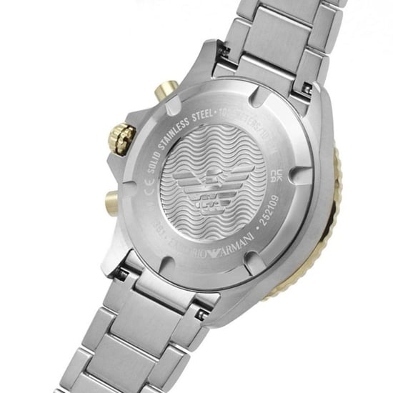 Diese sportliche und modische Uhr verleiht Ihnen in jedem Outfit ein einzigartiges Gefühl! Diese Uhr hat eine Kalenderfunktion: Datum, Chronograph, 24-Stunden-Anzeige, Leuchtzeiger, Leuchtindex Hochwertiges Armband aus Edelstahl Mehrfarbig 21 cm lang und  - Image 4