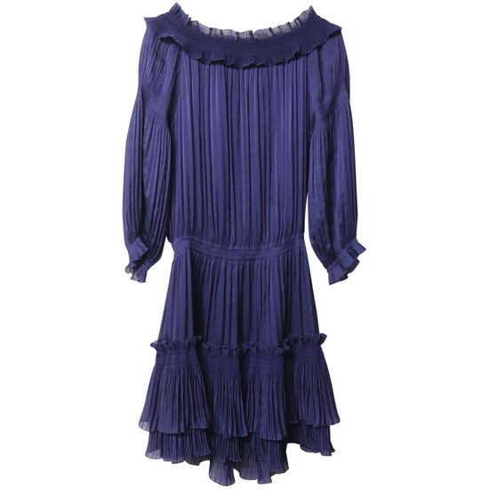 Neues Akkordeonkleid von Diane von Furstenberg aus blauem Polyester - Image 5
