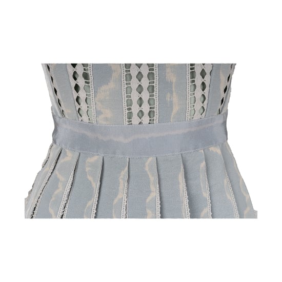 Moschino – Günstiges und schickes Jacquard- und Spitzenkleid aus den 2000er-Jahren - Image 6