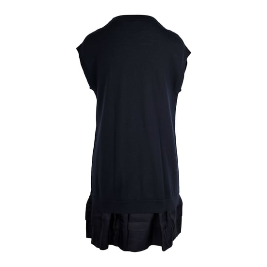 Louis Vuitton – Marineblaues Wollkleid mit Paillettendetails – 10er - Image 2
